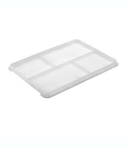 Tapa de plástico para carrito organizador Squared Away™ reversible color blanco hielo