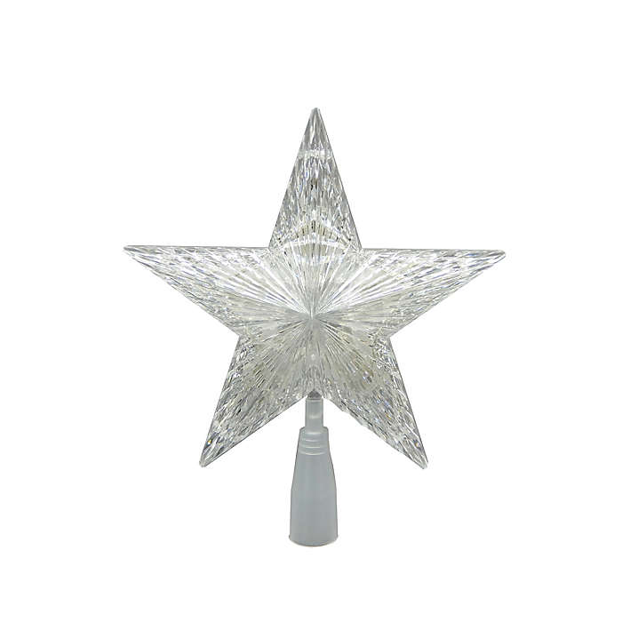 Estrella para árbol de Navidad de plástico H for Happy™ con luz led color  dorado | Bed Bath & Beyond México