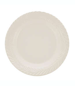 Plato para ensalada de cerámica Bee & Willow™ Asheville Vine Leaf color crema