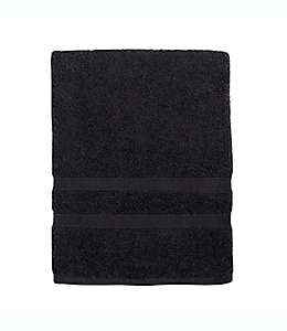 Toalla de medio baño de algodón Simply Essential™ color negro