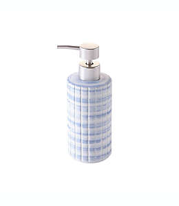 Dispensador de jabón de cerámica UGG® Ombre Ribs color azul