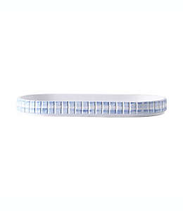 Charola para tocador de cerámica UGG® Ombre Ribs color azul