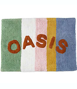 Tapete para baño de algodón Novogratz by Utica® Oasis multicolor