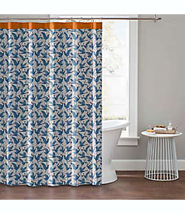 Cortina de baño de algodón Novogratz by Utica® con diseño de aves de 1.82 x 1.82 m