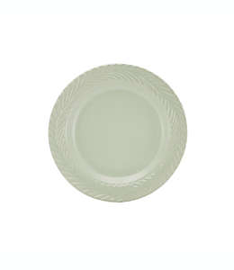 Plato para ensalada de cerámica Bee & Willow™ Vine Leaf color verde