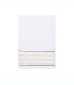 Toalla de medio baño de algodón Novogratz® Waverly Tile color blanco