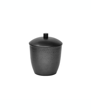 Frasco de acero laminado Lifestyle Home™ con tapa color negro