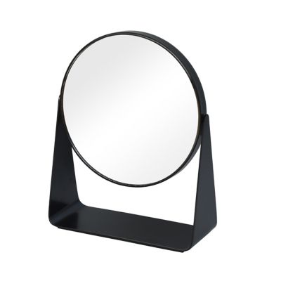 Espejo cosmético de aumento con luz Onno x 5 negro