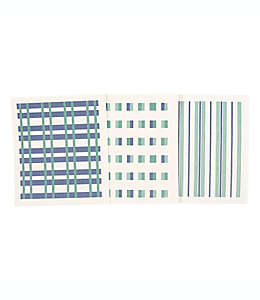 Trapos de cocina de algodón Simply Essential™ con diseño a rayas multicolor, 3 piezas