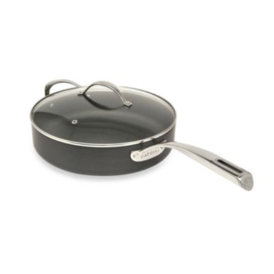 Buy Cat Cora Hard Anodized 11-Inch Deep Fry Pan with Lid from Bed Bath ...