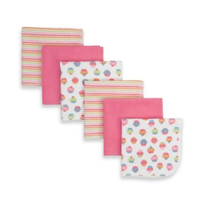 Gerber® Washcloths in Girl (Set of 6) - Bed Bath & Beyond