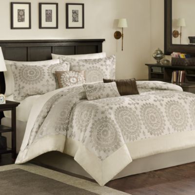 Medallion 7-Piece Comforter Set - Bed Bath & Beyond