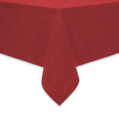 Buy 70 Square Tablecloth from Bed Bath & Beyond - Rustic 70-Inch Square Tablecloth in Red