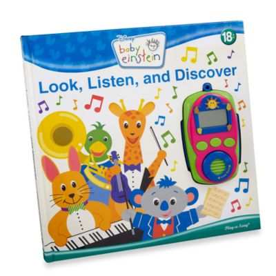 Baby Einstein Look, Listen and Discover Play-a-Song Book - buybuy BABY