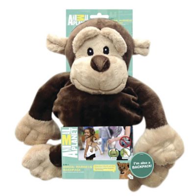 monkey plush backpack