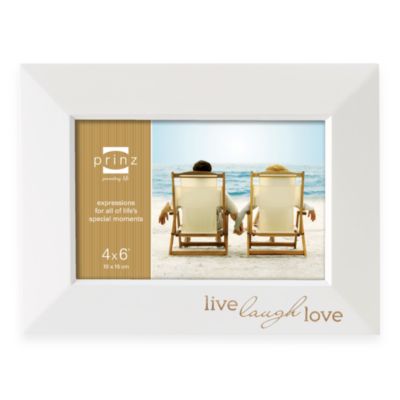 Buy Live Laugh Love Frame from Bed Bath & Beyond - Prinz Dakota 6-Inch x 4-Inch Frame in Live Laugh Love