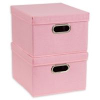 Buy Pink Storage Bins from Bed Bath & Beyond