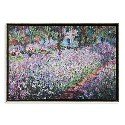 The Artist's Garden in Giverny by Claude Monet Wall Art - Bed Bath & Beyond