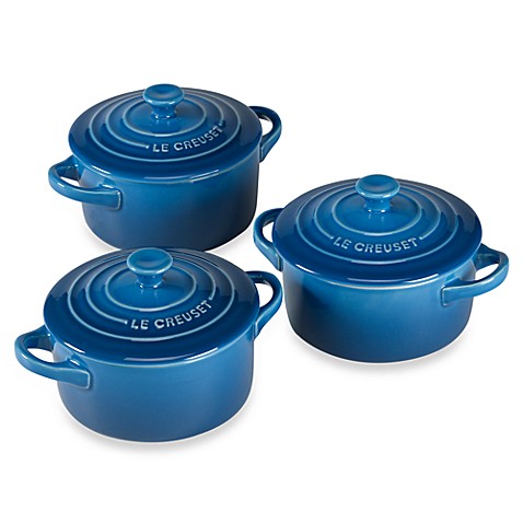Buy Le Creuset® Mini Cocottes in Marseille (Set of 3) from Bed Bath ...