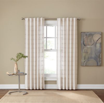 Cambria\u00ae Santorini Rod Pocket\/Back Tab Window Curtain Panel  Bed Bath \u0026 Beyond