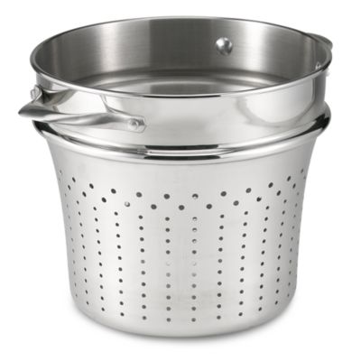 Calphalon® Contemporary 8 qt. Stainless Steel Pasta Insert - Bed Bath ...