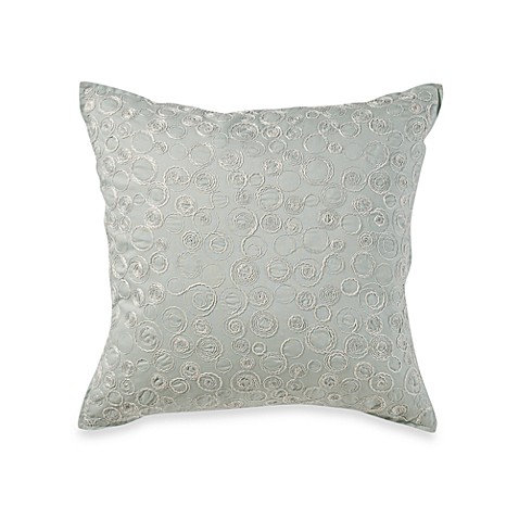 Real Simple Linear Square Throw Pillow in Aqua - Bed Bath & Beyond