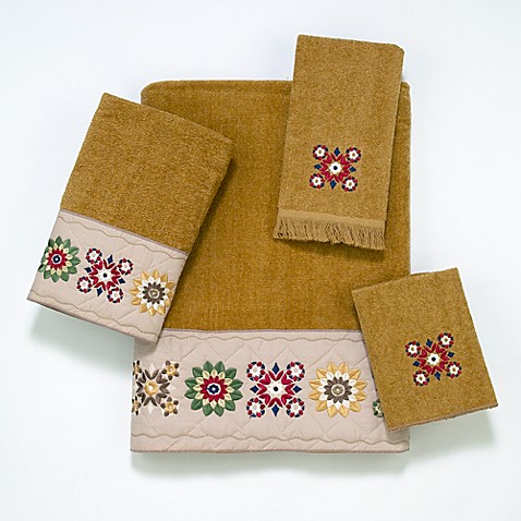 Buy Avanti Country Patterns Bath Towel in Nutmeg from