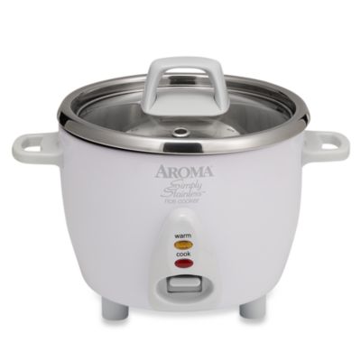 Aroma® Simply Stainless™ 6-Cup Rice Cooker - Bed Bath & Beyond
