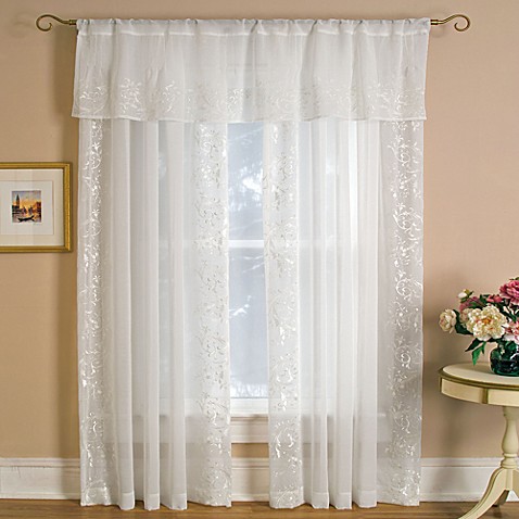 Buy Addison Window Valance in White from Bed Bath & Beyond