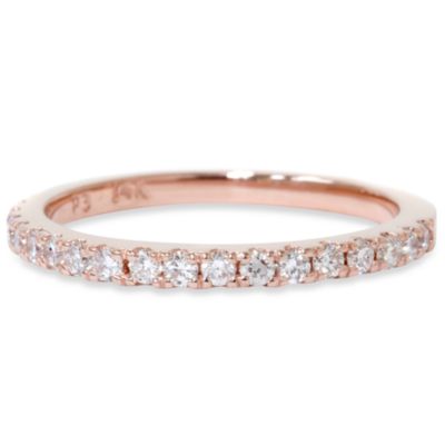 14K Rose Gold .30 cttw Diamond Anniversary Ring - Bed Bath & Beyond