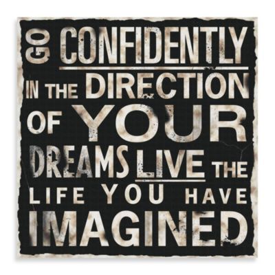 Transit Go Confidently Wall Décor