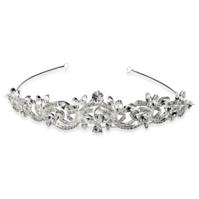 Silver-Plated Rhinestone Crown - Bed Bath & Beyond