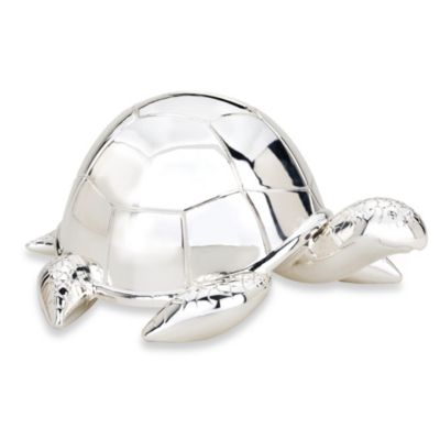 Reed & Barton Turtle Bank in Silver - buybuy BABY