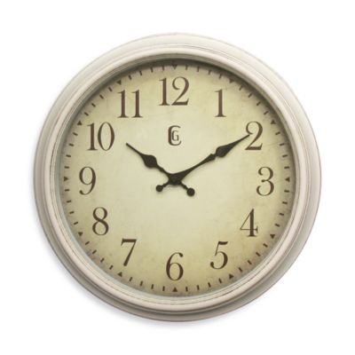 Geneva Antique White Wall Clock - Bed Bath & Beyond