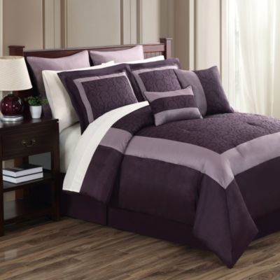 Felicia 12-Piece Comforter Super Set - Bed Bath & Beyond