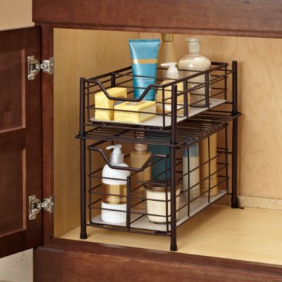 Deluxe Bathroom Cabinet Drawer in Bronze - Bed Bath & Beyond