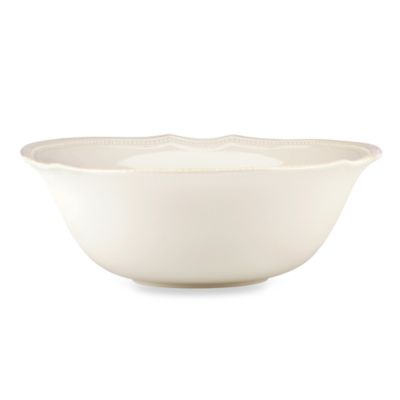 lenox french perle bead serving bowl 64 oz