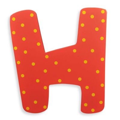 Download Bright-Colored Wooden Letter "H" - Bed Bath & Beyond