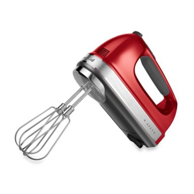 Buy KitchenAid\u00ae 9Speed Digital Hand Mixer in Candy Apple Red from Bed Bath \u0026 Beyond