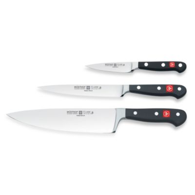 wusthof classic 3 piece knife set