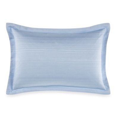 Real Simple® Linear Blue Duvet Cover - BedBathandBeyond.com