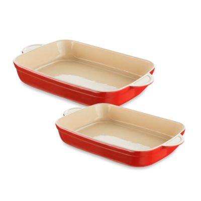 Denby Ceramic Oblong Dish In Cherry - Bed Bath & Beyond