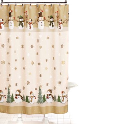 Buy Heartland Snowman 70-Inch x 70-Inch Shower Curtain and 