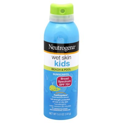 Neutrogena® Wet Skin 5 oz. Kids Sunscreen Spray Broad Spectrum SPF 70 ...