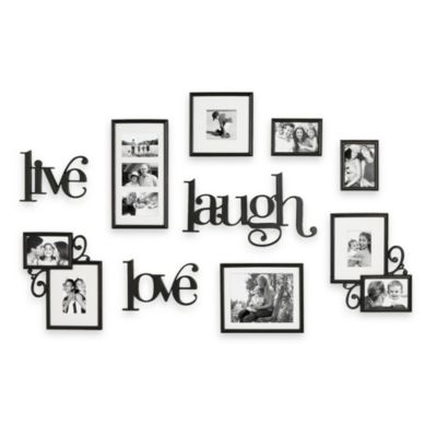 Buy Live Laugh Love Frame from Bed Bath & Beyond - WallVerbsÃ¢Â„Â¢ 10-Piece Live Laugh Love Wall Collection