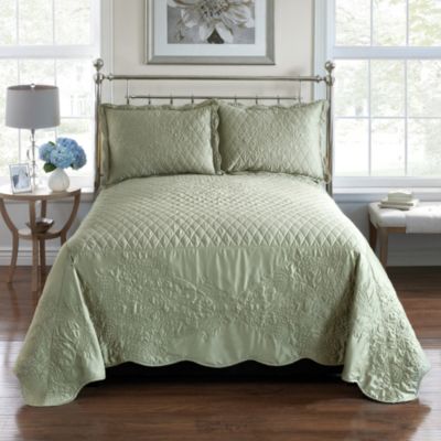 Parisian Bedspread in Sage - Bed Bath & Beyond