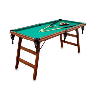 Home Styles Real Shooter Space-Saving 6-Foot Billiard Table Set in ...