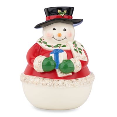 Buy Lenox® Holiday Snowman Cookie Jar from Bed Bath & Beyond