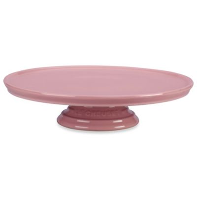 Le Creuset  12 Inch Cake  Stand  in Pink Bed  Bath  Beyond 