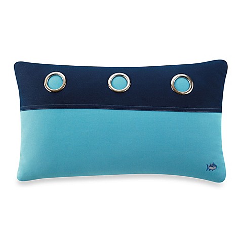 Buy Southern Tide Oblong Throw Pillow in Blue Topaz from Bed Bath & Beyond